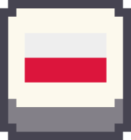 pixel_flag_pl emote for Discord
