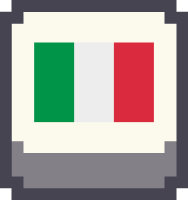 pixel_flag_it emote for Discord