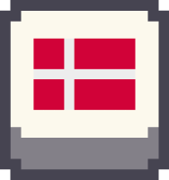 pixel_flag_dk emote for Discord