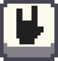 pixel_hand_love_you_right emote for Discord