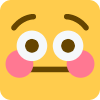 Flushed_block emote for Discord