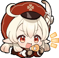 klee_Attention emote for Discord