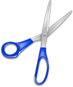 scissors_blue emote for Discord