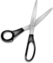 scissors_black emote for Discord