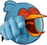 Blue_BAHA emote for Discord