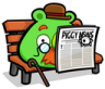 ForemanPigReadingNews emote for Discord