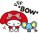 MyMelodyBow emote for Discord