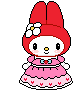 MyMelodyDress emote for Discord