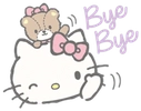 HelloKittyByeBye emote for Discord