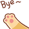 PawBye emote for Discord