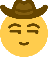 cowboyHehe emote for Discord