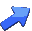 bouncing_blue_arrow emote for Discord