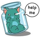 CatHelpMe emote for Discord