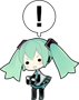 MikuExclamation emote for Discord