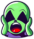 SurprisedAlien emote for Discord