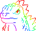 GodzillaRainbow emote for Discord