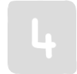 Number_four_grey emote for Discord