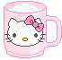 HelloKittyMug emote for Discord