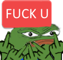 PepeMegaFucku emote for Discord