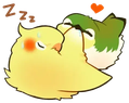 birbbitingbirb emote for Discord