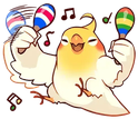 birbplayinginstruments emote for Discord