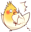 birbscared emote for Discord