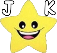JustKiddingStar emote for Discord