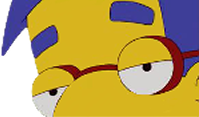 Milhouse_Eyebrows emote for Discord