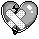 black_mendedheart emote for Discord