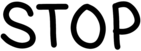 stopbutspelledright emote for Discord