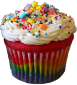rainbowcupcake1 emote for Discord