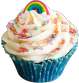rainbowcupcake2 emote for Discord