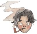 hansanSmoke emote for Discord