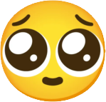 cutebigeyes emote for Discord