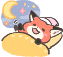 fox_goodnight emote for Discord