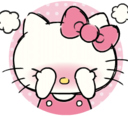 hellokitty_blush emote for Discord