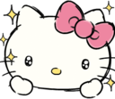 hellokitty_sparkle emote for Discord