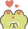 frog_love2 emote for Discord