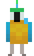 MinecraftPartyParrotYGB emote for Discord