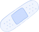 bandage_blue emote for Discord