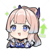 kokomi_stonks emote for Discord