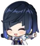 Yelan_Hype emote for Discord