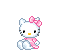 HelloKittyHeart emote for Discord