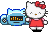 HelloKittyJam emote for Discord