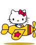 HelloKittyPlane emote for Discord