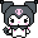 pixel_kuromi emote for Discord