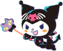 kuromi_dressup emote for Discord