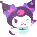 kuromi_baker emote for Discord