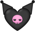 kuromi_heart emote for Discord
