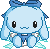CinnaBlue emote for Discord
